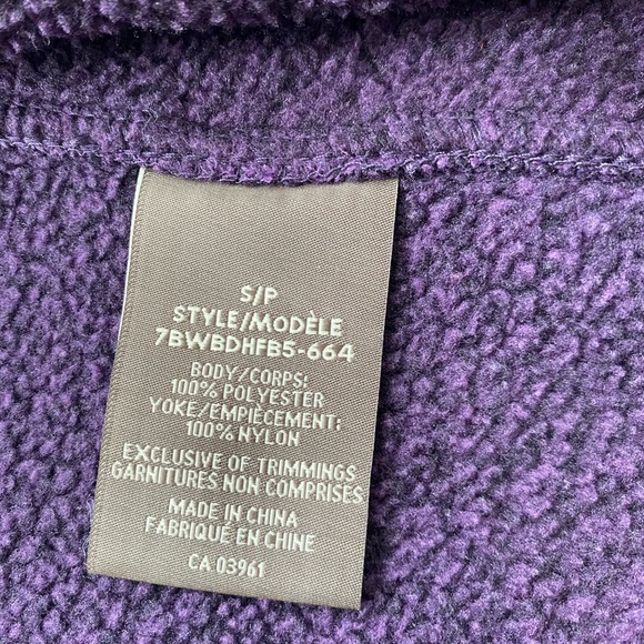 Denver Hayes T-Max Purple Zip-Up Sweater, Size S - Picture 12 of 12